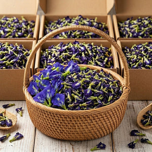 Blue butterfly pea flower tea with natural color changing effect herbal drink 1kg