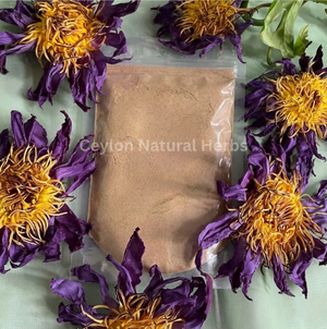 Dried Blue Lotus Flowers Powder for daily herbal tea use