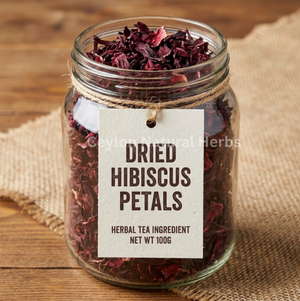 Dried hibiscus flowers for herbal tea preparation 20kg