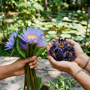 Premium dried Blue Lotus Flowers high quality herbal product