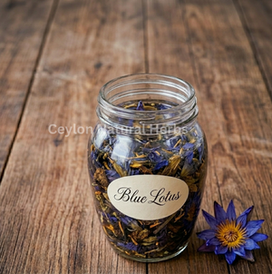 Whole dried Blue Lotus Flowers Petals for tea and infusion