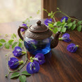 Dried blue butterfly pea flowers for organic herbal tea and natural floral infusion 20kg