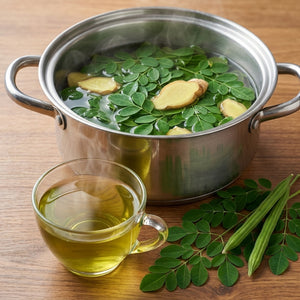 Premium dried moringa leaves for herbal tea, natural whole leaves for clean infusion 20kg