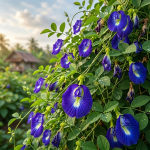 Organic butterfly pea flowers powder dried for floral tea and herbal infusion 20kg