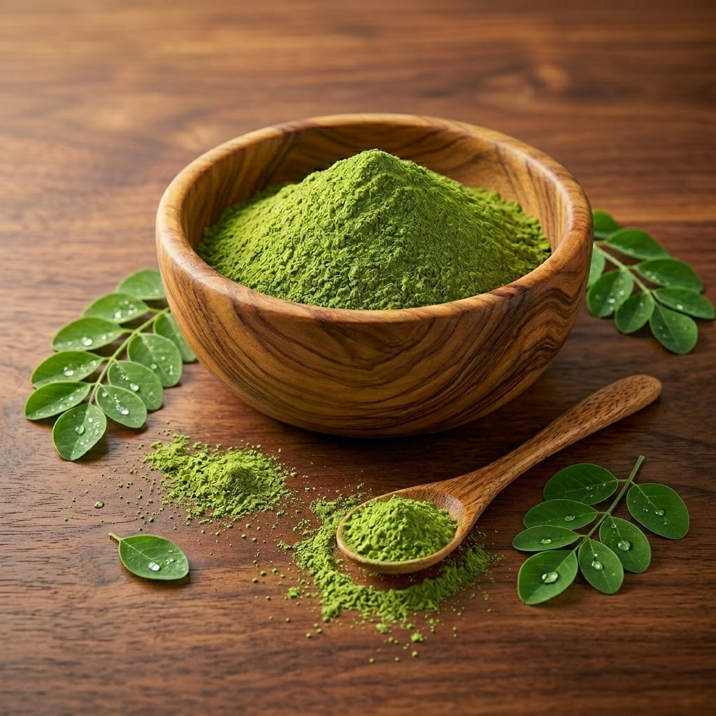 Organic style dried moringa leaves, natural herbal leaves for plant-based tea infusion 20kg
