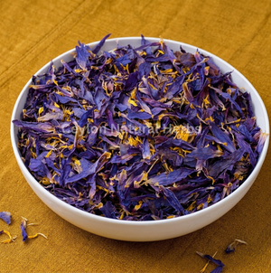 Dried Blue Lotus Flowers mix parts traditional herbal tea ingredient