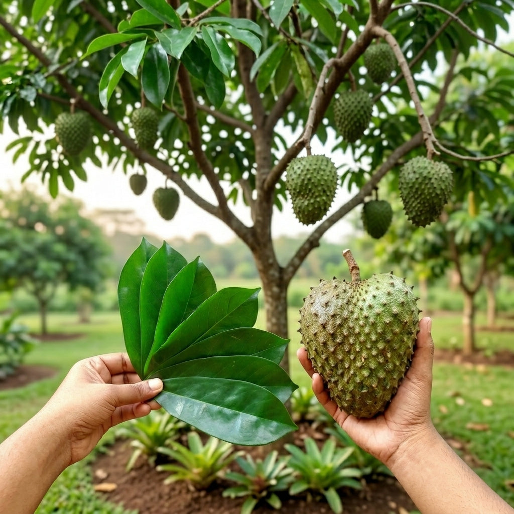 Tropical dried soursop leaves cut pieces for herbal infusion, exotic botanical tea leaves 1kg
