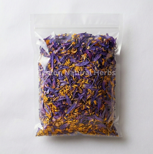 Whole dried Blue Lotus Flowers Petals for tea and infusion
